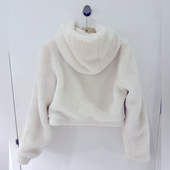 ALO YOGA LA Sherpa Jacket - IVORY - Picture 4 of 8